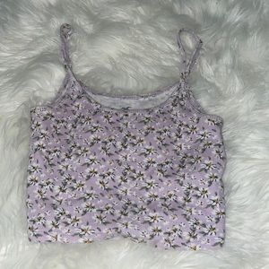 Purple and white top accepting offers